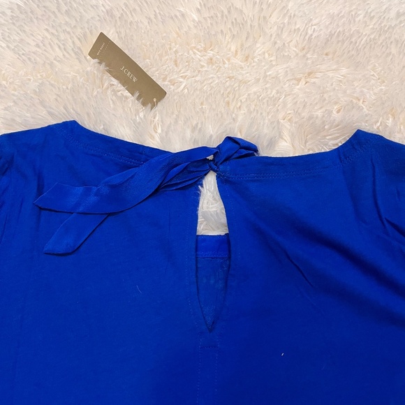 J. Crew Eyelet Blouse | Blue | Medium | NWT - Picture 3 of 5